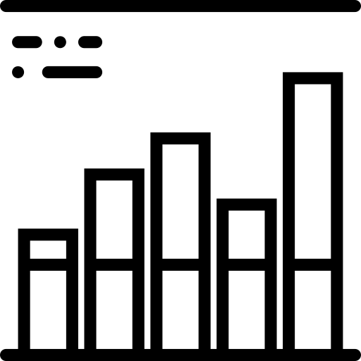 Business tools, graph, chart, level, pie chart icon